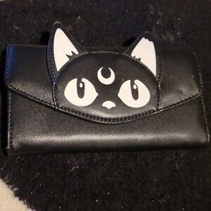 Killstar Black Cat Design Women's Clutch